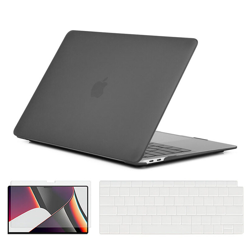 O Ozone - Rubberized Matte Case MacBook Air 13 inch (A1932, A2179, A2337, 2018-2020) with Keyboard Cover & Screen Protector - Black
O Ozone - Rubberized Matte Case MacBook Air 13 inch (A1932, A2179, A2337, 2018-2020) with Keyboard Cover & Screen Protector - Black