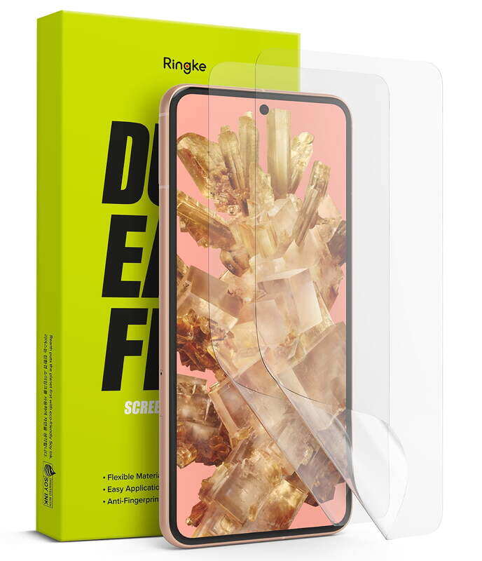 Ringke 2 Pack Dual Easy Film Compatible with Google Pixel 8, Premium Full Cover Film Case Friendly Screen Protector with Easy Application Kit
Ringke 2 Pack Dual Easy Film Compatible with Google Pixel 8, Premium Full Cover Film Case Friendly Screen Protector with Easy Application Kit