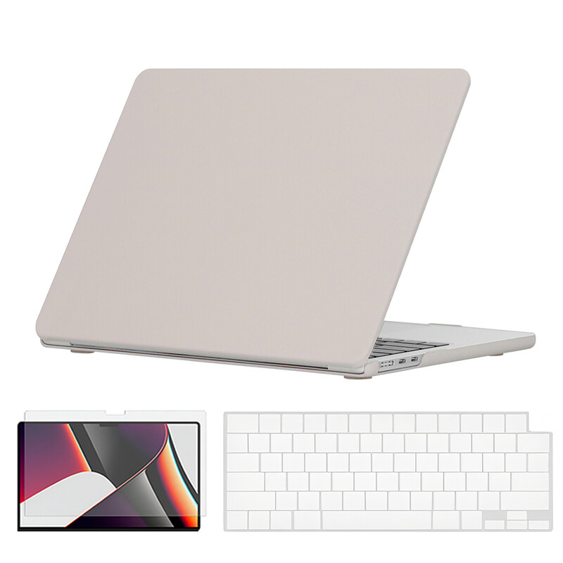 O Ozone - Candy Case MacBook Air 15 inch (A2941) M2 2023, (A3114) M3 2024 with Keyboard Cover & Screen Protector - Rock Grey
O Ozone - Candy Case MacBook Air 15 inch (A2941) M2 2023, (A3114) M3 2024 with Keyboard Cover & Screen Protector - Rock Grey