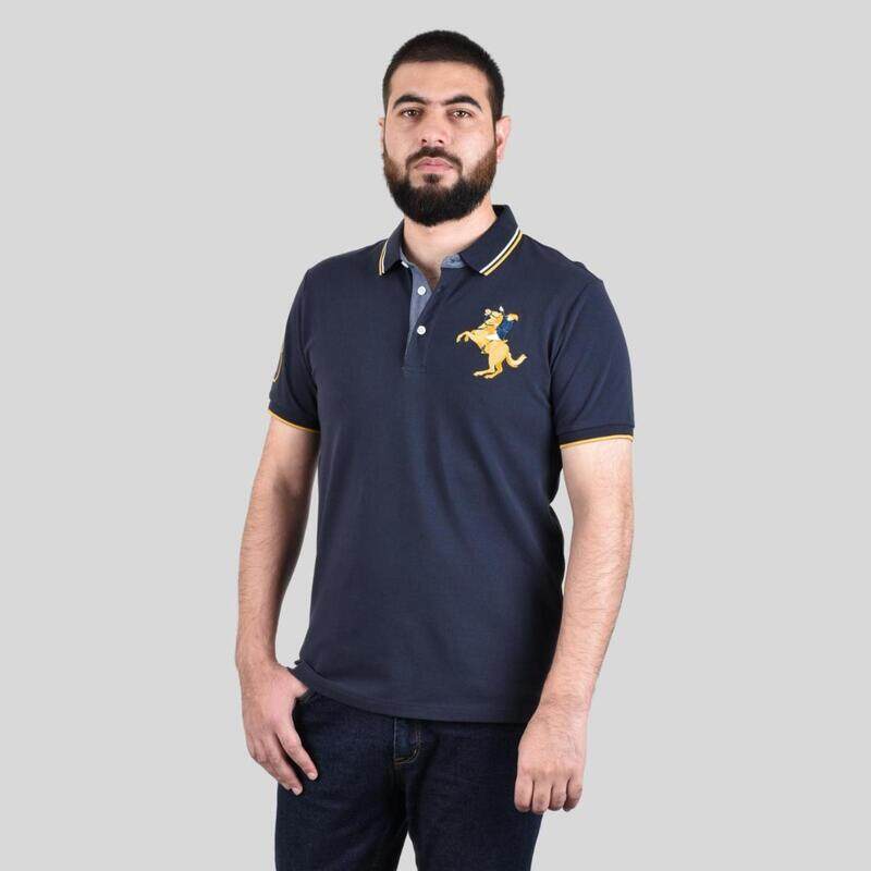 Giordano Men's 3D Napoleon Polo