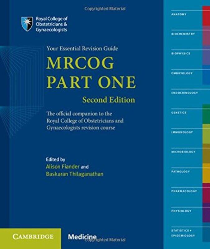MRCOG Part One: Your Essential Revision Guide,Paperback,by:Fiander, Alison (Cardiff University) - Thilaganathan, Baskaran
MRCOG Part One: Your Essential Revision Guide,Paperback,by:Fiander, Alison (Cardiff University) - Thilaganathan, Baskaran