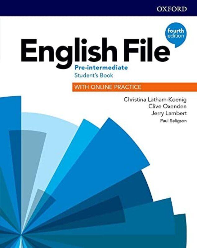English File: PreIntermediate: Student Book with Online Practice Paperback by Christina Latham-Koenig
English File: PreIntermediate: Student Book with Online Practice Paperback by Christina Latham-Koenig