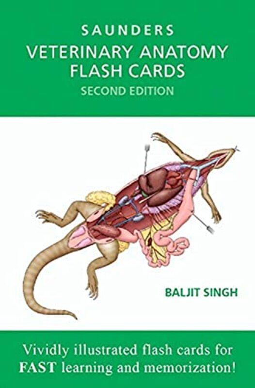 Veterinary Anatomy Flash Cards by Baljit Singh (Dean And Professor, Faculty Of Veterinary Medicine At University Of Calgary) - Paperback
Veterinary Anatomy Flash Cards by Baljit Singh (Dean And Professor, Faculty Of Veterinary Medicine At University Of Calgary) - Paperback