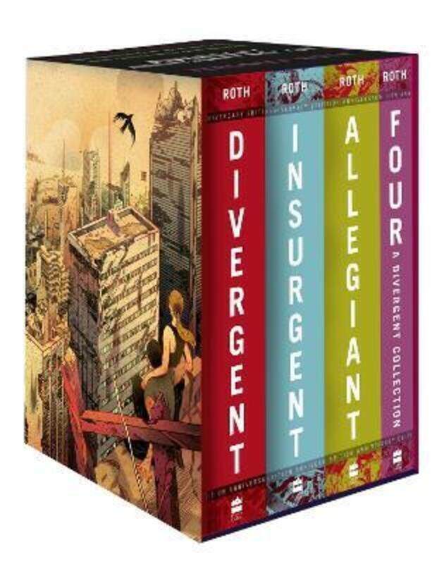 Divergent Series Four-Book Collection Box Set (Books 1-4).paperback,By :Veronica Roth
Divergent Series Four-Book Collection Box Set (Books 1-4).paperback,By :Veronica Roth