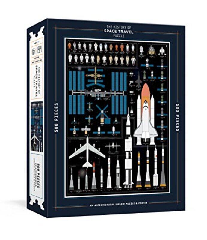 History of Space Travel Puzzle: Astronomical Jigsaw Puzzle and Poster , Paperback by Lab, Pop Chart
History of Space Travel Puzzle: Astronomical Jigsaw Puzzle and Poster , Paperback by Lab, Pop Chart