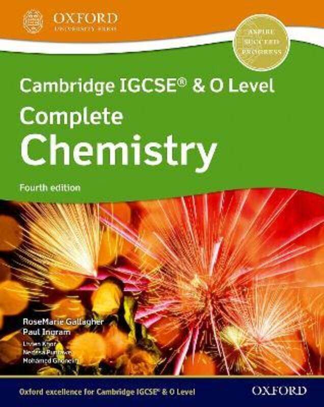 Cambridge IGCSE (R) & O Level Complete Chemistry: Student Book Fourth Edition.paperback,By :Gallagher, RoseMarie - Ingram, Paul
Cambridge IGCSE (R) & O Level Complete Chemistry: Student Book Fourth Edition.paperback,By :Gallagher, RoseMarie - Ingram, Paul