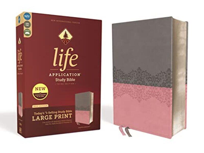 Niv Life Application Study Bible Third Edition Large Print Leathersoft Graypink Red Letter By Zondervan Paperback
Niv Life Application Study Bible Third Edition Large Print Leathersoft Graypink Red Letter By Zondervan Paperback