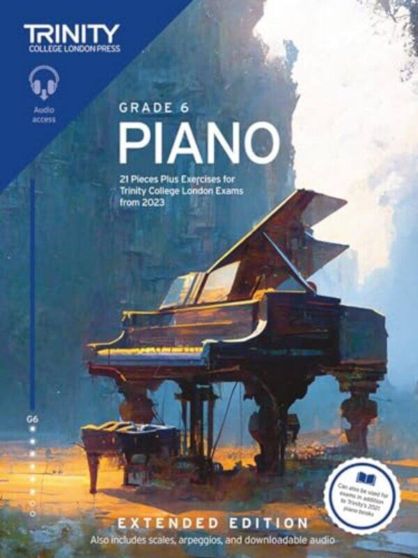 Trinity College London Piano Exam Pieces Plus Exercises From 2023 Grade 6 Extended Edition by College London, Trinity-Paperback
Trinity College London Piano Exam Pieces Plus Exercises From 2023 Grade 6 Extended Edition by College London, Trinity-Paperback