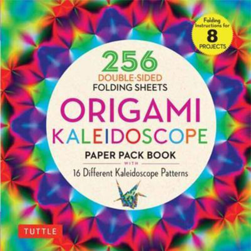 Origami Kaleidoscope Paper Pack Book: 256 Double-Sided Folding Sheets (Includes Instructions for 8 Models), Paperback Book, By: Tuttle Publishing
Origami Kaleidoscope Paper Pack Book: 256 Double-Sided Folding Sheets (Includes Instructions for 8 Models), Paperback Book, By: Tuttle Publishing