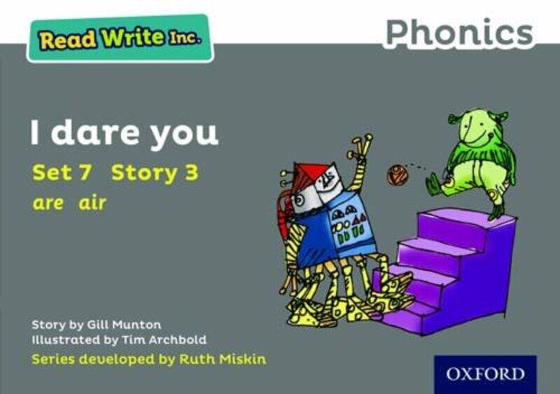 Read Write Inc Phonics I Dare You Grey Set 7 Storybook 3 by Carolyn Schulz-Paperback
Read Write Inc Phonics I Dare You Grey Set 7 Storybook 3 by Carolyn Schulz-Paperback
