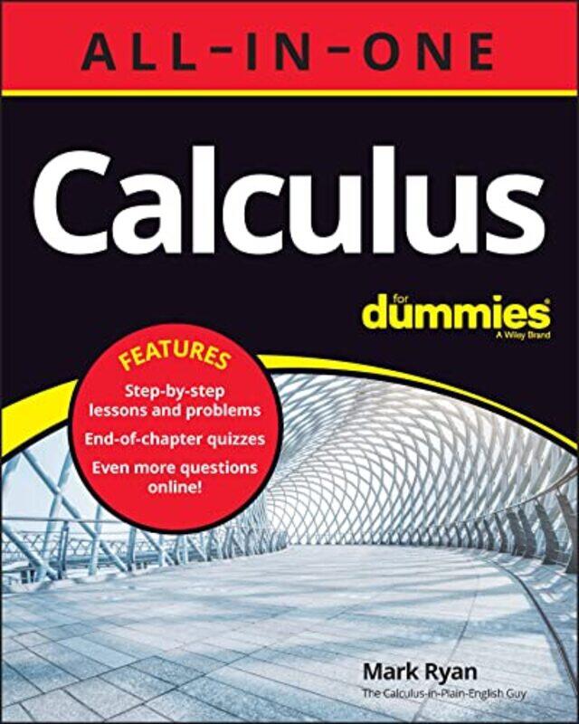 Calculus AllinOne For Dummies Chapter Quizzes Online by Mark The Math Center, Winnetka, IL Ryan-Paperback
Calculus AllinOne For Dummies Chapter Quizzes Online by Mark The Math Center, Winnetka, IL Ryan-Paperback