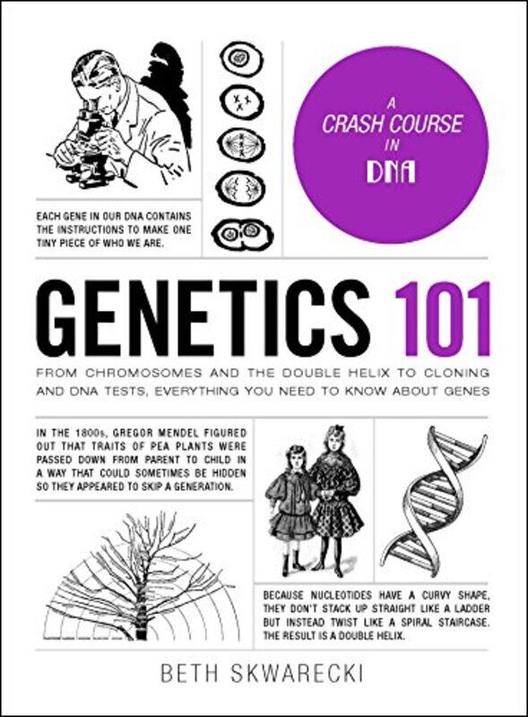 Genetics 101 From Chromosomes And The Double Helix To Cloning And Dna Tests Everything You Need To By Skwarecki, Beth Hardcover
Genetics 101 From Chromosomes And The Double Helix To Cloning And Dna Tests Everything You Need To By Skwarecki, Beth Hardcover