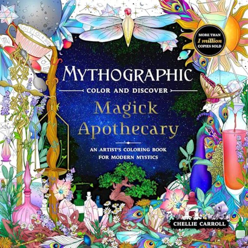 Mythographic Color And Discover Magick Apothecary An Artists Coloring Book For Modern Mystics by Carroll, Chellie - Paperback
Mythographic Color And Discover Magick Apothecary An Artists Coloring Book For Modern Mystics by Carroll, Chellie - Paperback