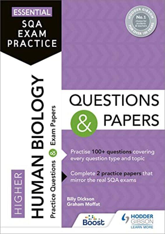 Essential SQA Exam Practice Higher Human Biology Questions and Papers by Daniel ArchambaultCsaba D Toth-Paperback
Essential SQA Exam Practice Higher Human Biology Questions and Papers by Daniel ArchambaultCsaba D Toth-Paperback