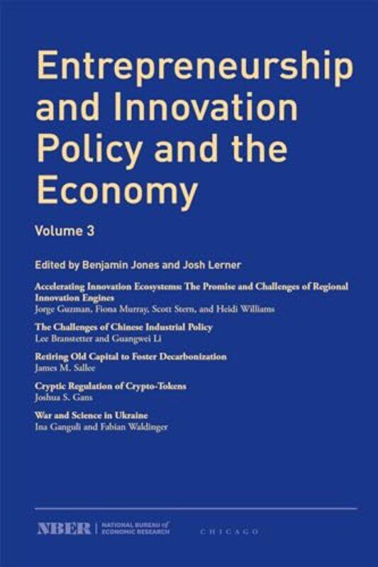 Entrepreneurship And Innovation Policy And The Economy by Benjamin F JonesJosh Lerner-Paperback
Entrepreneurship And Innovation Policy And The Economy by Benjamin F JonesJosh Lerner-Paperback