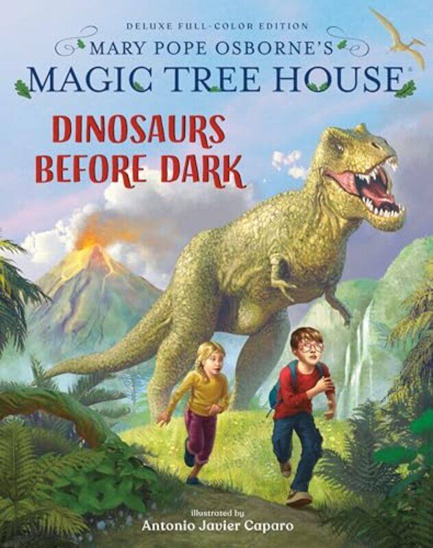 Magic Tree House Deluxe Edition Dinosaurs Before Dark by Mary Pope OsborneAntonio Javier Caparo-Hardcover
Magic Tree House Deluxe Edition Dinosaurs Before Dark by Mary Pope OsborneAntonio Javier Caparo-Hardcover