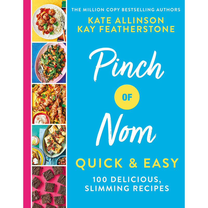 Pinch of Nom Quick & Easy: 100 Delicious, Slimming Recipes, Hardcover Book, By: Kay Featherstone and Kate Allinson
Pinch of Nom Quick & Easy: 100 Delicious, Slimming Recipes, Hardcover Book, By: Kay Featherstone and Kate Allinson