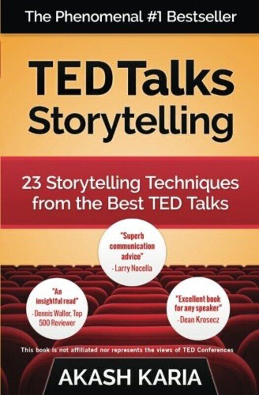 TED Talks Storytelling: 23 Storytelling Techniques from the Best TED Talks , Paperback by Karia, Akash
TED Talks Storytelling: 23 Storytelling Techniques from the Best TED Talks , Paperback by Karia, Akash