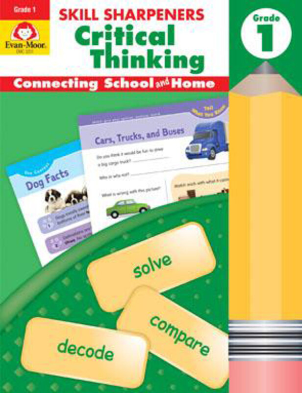 Skill Sharpeners Critical Thinking, Grade 1, Paperback Book, By: Evan-Moor Educational Publishers
Skill Sharpeners Critical Thinking, Grade 1, Paperback Book, By: Evan-Moor Educational Publishers