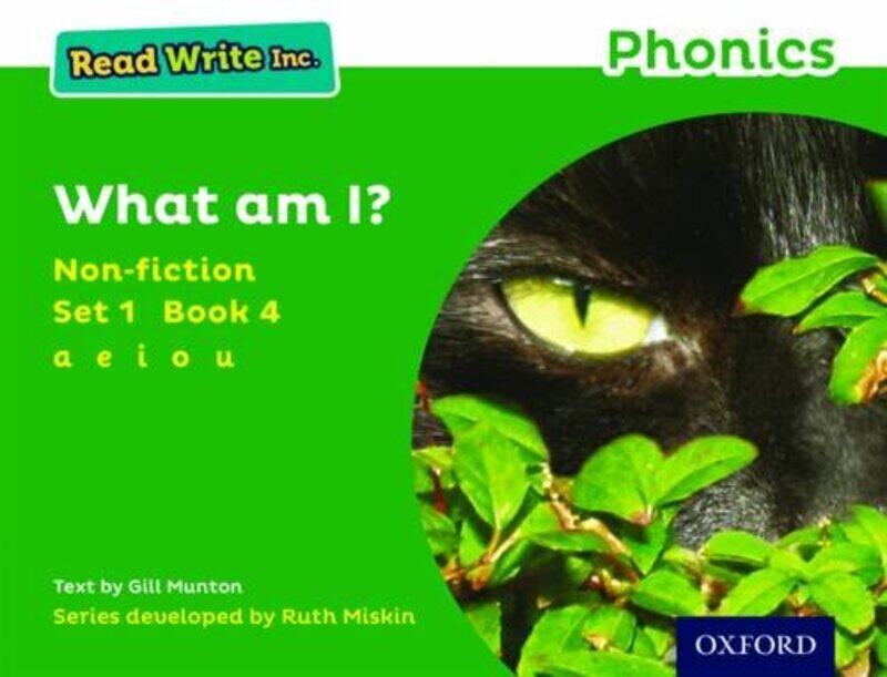 Read Write Inc Phonics What Am I Green Set 1 Nonfiction 4 by Melissa Cynova-Paperback
Read Write Inc Phonics What Am I Green Set 1 Nonfiction 4 by Melissa Cynova-Paperback