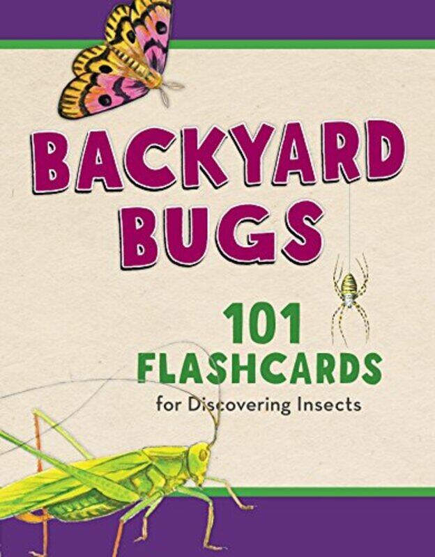 Backyard Bugs: 101 Flashcards for Discovering Insects Paperback by Telander, Todd
Backyard Bugs: 101 Flashcards for Discovering Insects Paperback by Telander, Todd