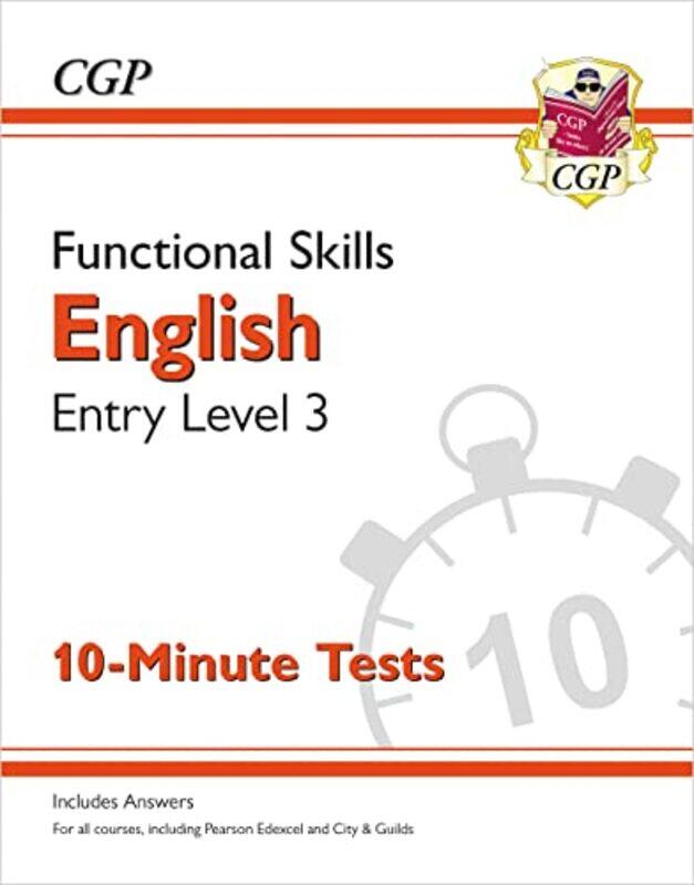 Functional Skills English Entry Level 3 - 10 Minute Tests , Paperback by CGP Books - CGP Books
Functional Skills English Entry Level 3 - 10 Minute Tests , Paperback by CGP Books - CGP Books