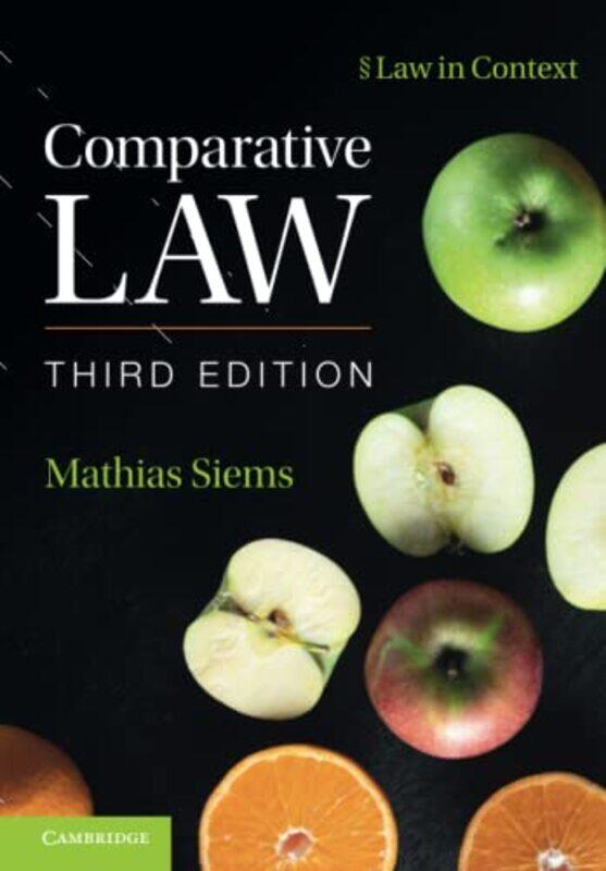 Comparative Law by Mathias European University Institute, Florence Siems-Paperback
Comparative Law by Mathias European University Institute, Florence Siems-Paperback