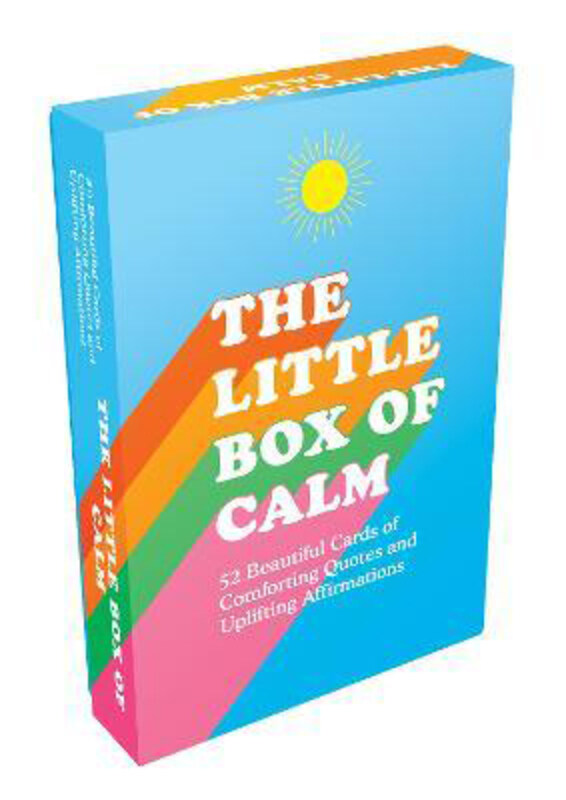 The Little Box of Calm: 52 Beautiful Cards of Comforting Quotes and Uplifting Affirmations, Cards, By: Summersdale Publishers
The Little Box of Calm: 52 Beautiful Cards of Comforting Quotes and Uplifting Affirmations, Cards, By: Summersdale Publishers