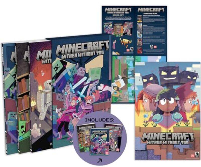 Minecraft Wither Without You Boxed Set Graphic Novels by Kristen Gudsnuk-Paperback
Minecraft Wither Without You Boxed Set Graphic Novels by Kristen Gudsnuk-Paperback
