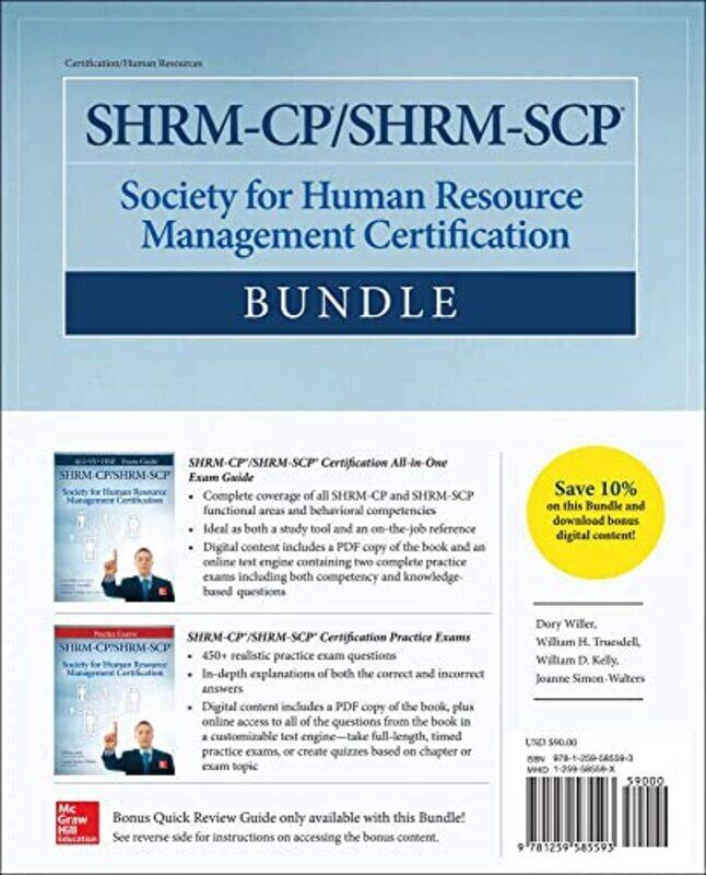 SHRMCPSHRMSCP Certification Bundle by Willer, Dory - Truesdell, William - Kelly, William - Simon-Walters, Joanne - Paperback
SHRMCPSHRMSCP Certification Bundle by Willer, Dory - Truesdell, William - Kelly, William - Simon-Walters, Joanne - Paperback