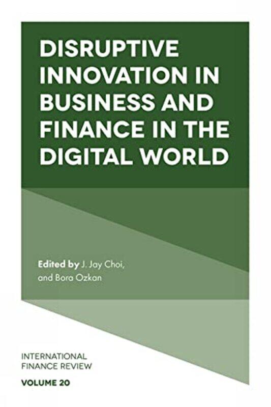 Disruptive Innovation in Business and Finance in the Digital World by Jenny Agency and Access UK Webb-Hardcover
Disruptive Innovation in Business and Finance in the Digital World by Jenny Agency and Access UK Webb-Hardcover