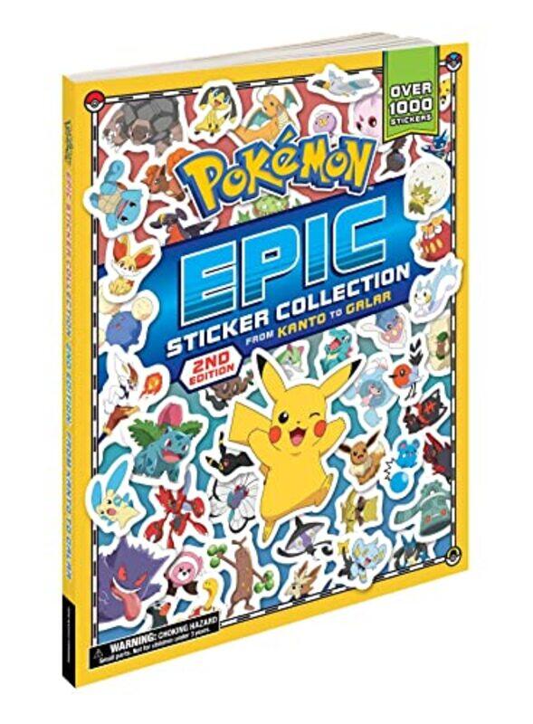 Pokemon Epic Sticker Collection 2Nd Edition From Kanto To Galar by Pikachu Press Paperback
Pokemon Epic Sticker Collection 2Nd Edition From Kanto To Galar by Pikachu Press Paperback