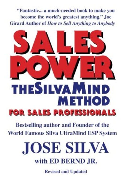 Sales Power, the SilvaMind Method for Sales Professionals,Paperback,By:Bernd, Ed, Jr - Silva, Jose
Sales Power, the SilvaMind Method for Sales Professionals,Paperback,By:Bernd, Ed, Jr - Silva, Jose