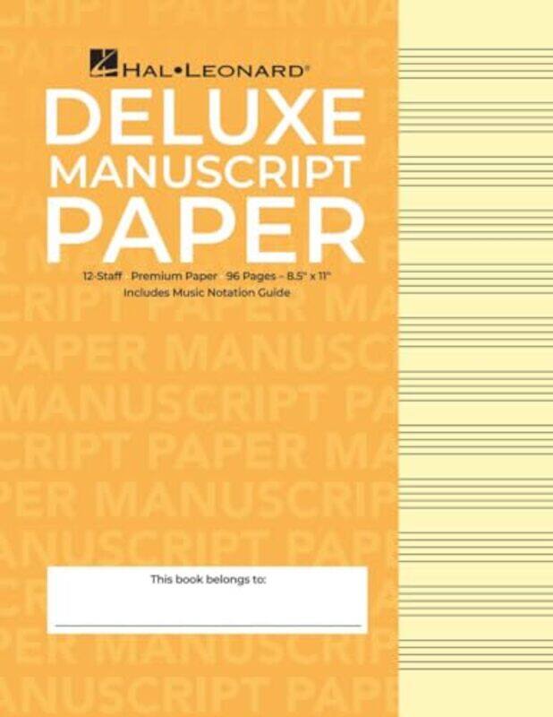 Dlx Wirebound Super Premium Manuscript By Hal Leonard Corporation Staff - Paperback
Dlx Wirebound Super Premium Manuscript By Hal Leonard Corporation Staff - Paperback