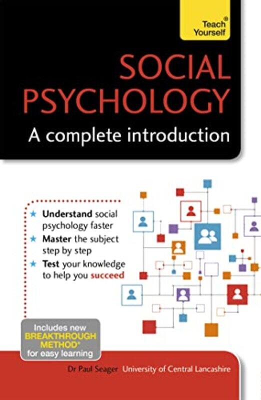 Social Psychology A Complete Introduction Teach Yourself by Paul Seager-Paperback
Social Psychology A Complete Introduction Teach Yourself by Paul Seager-Paperback