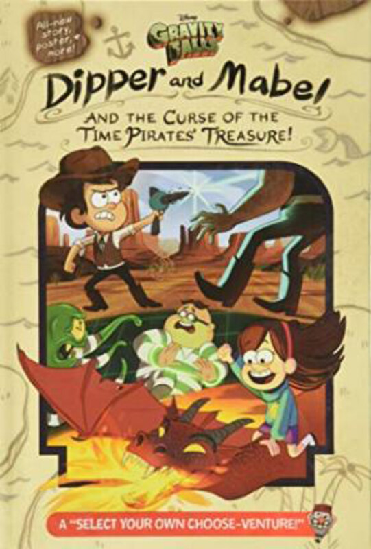 Gravity Falls: Dipper and Mabel and the Curse of the Time Pirates' Treasure!: A Select Your Own Choose-Venture!, Hardcover Book, By: Jeffrey Rowe
Gravity Falls: Dipper and Mabel and the Curse of the Time Pirates' Treasure!: A Select Your Own Choose-Venture!, Hardcover Book, By: Jeffrey Rowe