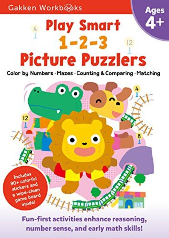 Play Smart 1-2-3 Picture Puzzlers 4+: Fun-First Activities for Building Early Math Skills , Hardcover by Early Education Experts, Gakken
Play Smart 1-2-3 Picture Puzzlers 4+: Fun-First Activities for Building Early Math Skills , Hardcover by Early Education Experts, Gakken