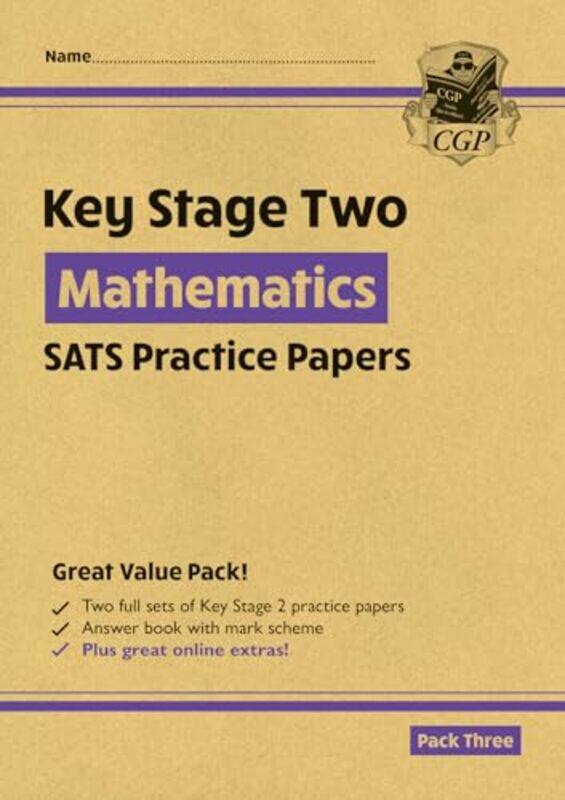New Ks2 Maths Sats Practice Papers Pack 3 For The 2022 Tests With Free Online Extras by CGP Books-Paperback
New Ks2 Maths Sats Practice Papers Pack 3 For The 2022 Tests With Free Online Extras by CGP Books-Paperback