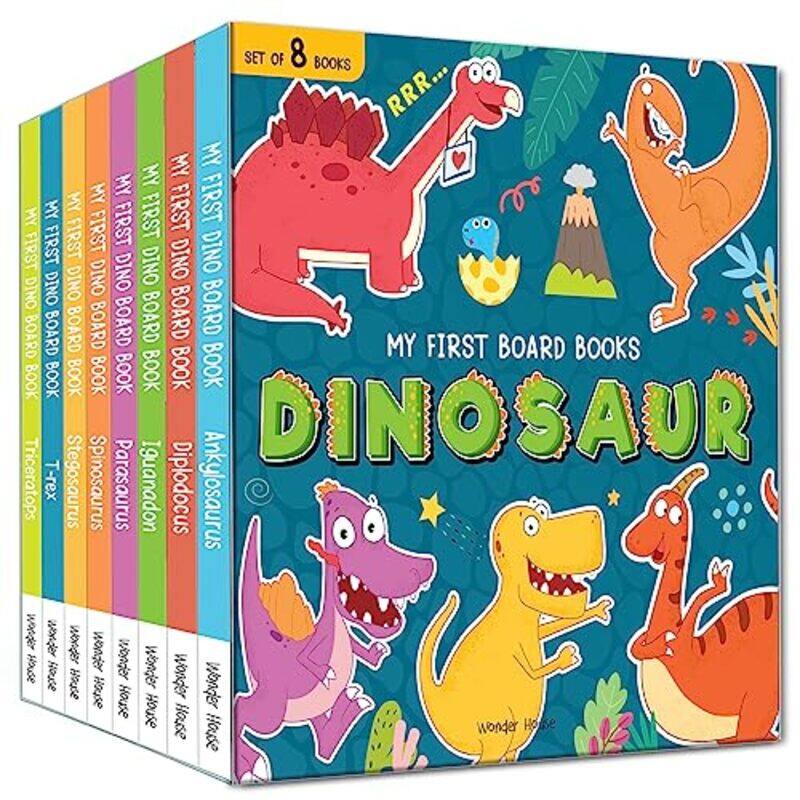 My First Board Books Dinosaurs 8 Books Boxed Set By Wonder House Books - Paperback
My First Board Books Dinosaurs 8 Books Boxed Set By Wonder House Books - Paperback