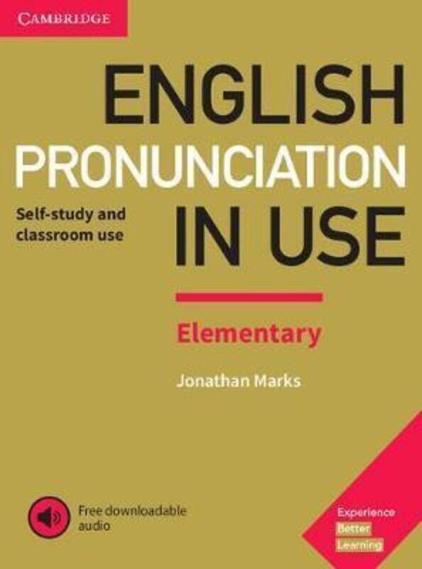 English Pronunciation in Use Elementary Book with Answers and Downloadable Audio.paperback,By :Marks, Jonathan
English Pronunciation in Use Elementary Book with Answers and Downloadable Audio.paperback,By :Marks, Jonathan