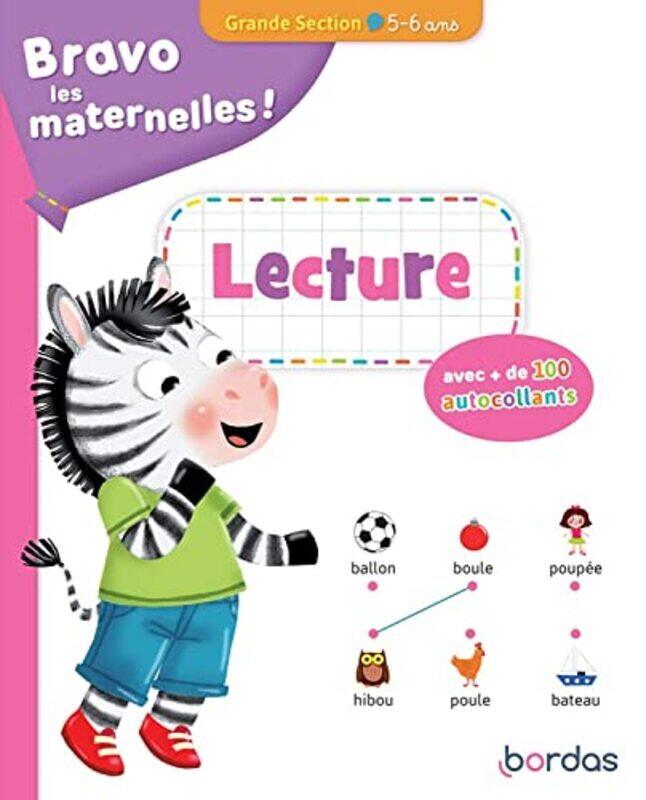 BRAVO LES MATERNELLES - LECTURE GRANDE SECTION - AVEC + DE 100 AUTOCOLLANTS - 5-6 ANS,Paperback by ROIRE/TURQUOIS
BRAVO LES MATERNELLES - LECTURE GRANDE SECTION - AVEC + DE 100 AUTOCOLLANTS - 5-6 ANS,Paperback by ROIRE/TURQUOIS