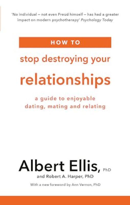 How to Stop Destroying Your Relationships by Albert EllisRobert A Harper-Paperback
How to Stop Destroying Your Relationships by Albert EllisRobert A Harper-Paperback
