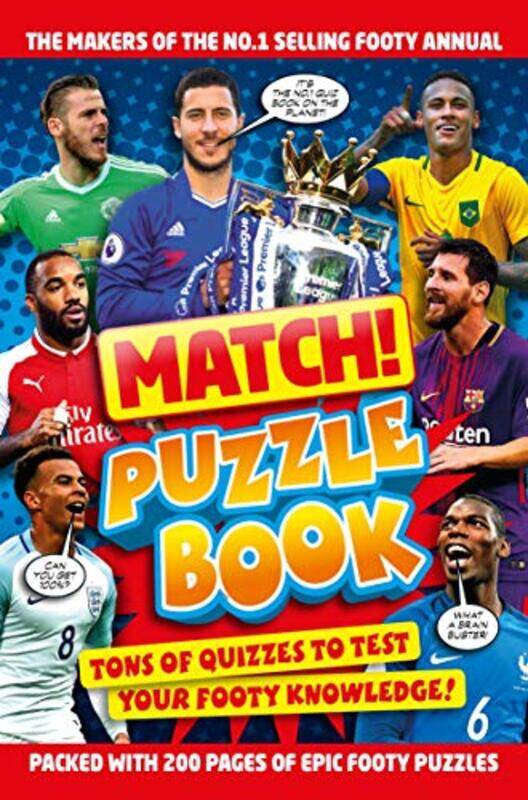 Match! Football Puzzles By MATCH Paperback