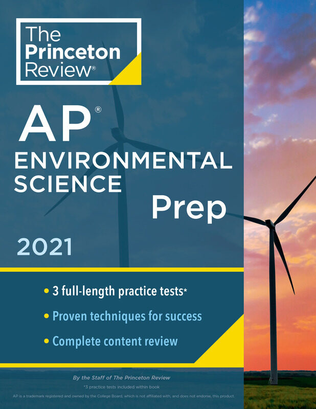 Princeton Review AP Environmental Science Prep, 2021, Paperback Book, By: Princeton Review
Princeton Review AP Environmental Science Prep, 2021, Paperback Book, By: Princeton Review