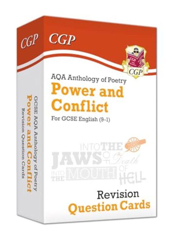 GCSE English AQA Power & Conflict Poetry Anthology Revision Question Cards by Brad PetersenBetsy Petersen-Hardcover
GCSE English AQA Power & Conflict Poetry Anthology Revision Question Cards by Brad PetersenBetsy Petersen-Hardcover
