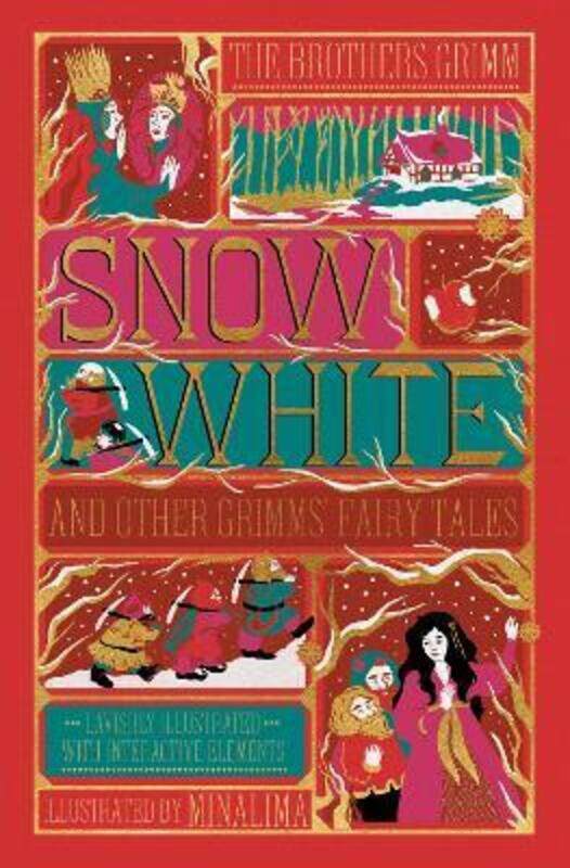 Snow White and Other Grimms' Fairy Tales (MinaLima Edition),Hardcover, By:Jacob and Wilhelm Grimm
Snow White and Other Grimms' Fairy Tales (MinaLima Edition),Hardcover, By:Jacob and Wilhelm Grimm