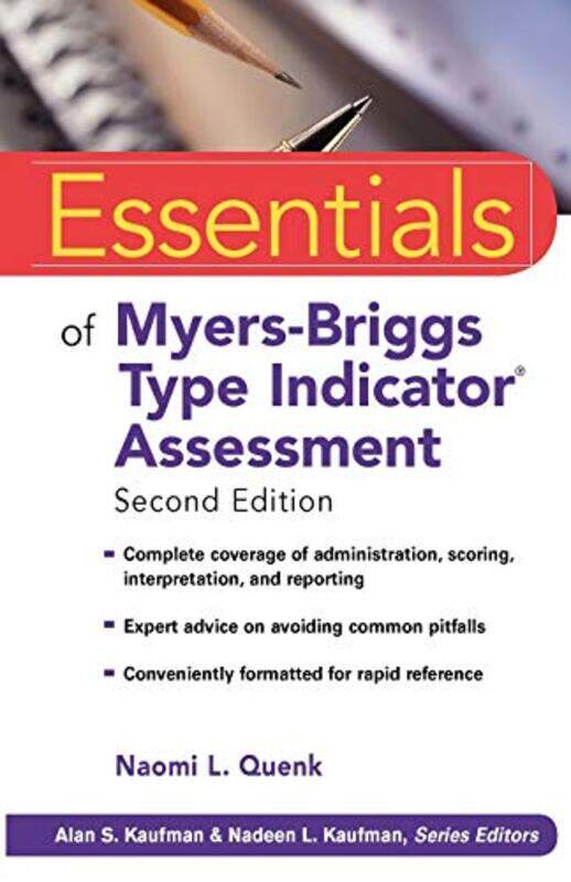 Essentials of MyersBriggs Type Indicator Assessment by Naomi L Albuquerque, NM Quenk-Paperback
Essentials of MyersBriggs Type Indicator Assessment by Naomi L Albuquerque, NM Quenk-Paperback