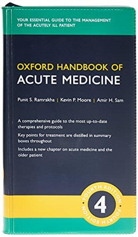 Oxford Handbook Of Acute Medicine by Ramrakha, Punit (Consultant Cardiologist, Consultant Cardiologist, Stoke Mandeville Hospital, Aylesb Paperback
Oxford Handbook Of Acute Medicine by Ramrakha, Punit (Consultant Cardiologist, Consultant Cardiologist, Stoke Mandeville Hospital, Aylesb Paperback