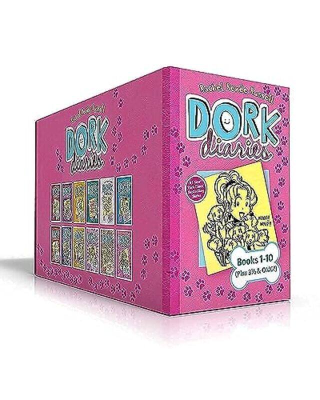 Dork Diaries Books 1-10 (Plus 3 1/2 & OMG!): Dork Diaries 1; Dork Diaries 2; Dork Diaries 3; Dork Di , Hardcover by Rachel Ren Russell
Dork Diaries Books 1-10 (Plus 3 1/2 & OMG!): Dork Diaries 1; Dork Diaries 2; Dork Diaries 3; Dork Di , Hardcover by Rachel Ren Russell
