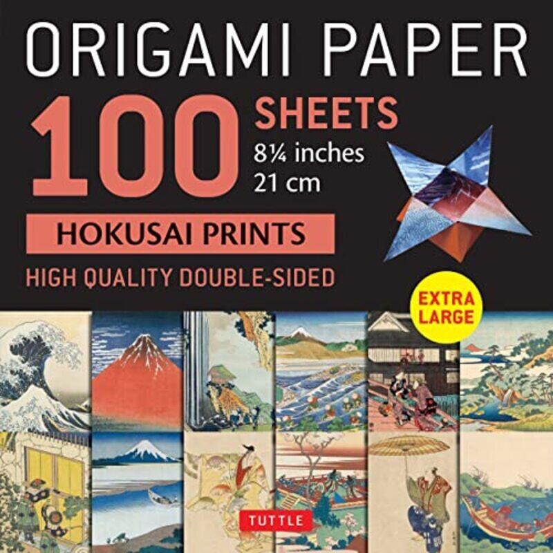 Origami Paper 100 sheets Hokusai Prints 8 1/4" (21 cm): Extra Large Double-Sided Origami Sheets Prin , Paperback by Tuttle Studio
Origami Paper 100 sheets Hokusai Prints 8 1/4" (21 cm): Extra Large Double-Sided Origami Sheets Prin , Paperback by Tuttle Studio